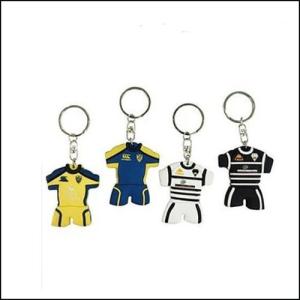 Wholesale PVC Cloth Rubber Keychain keyrings promotion gift logo from china suppliers