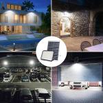 200W 3098LM Outdoor Solar Powered Security Flood Lights 323*244*50mm