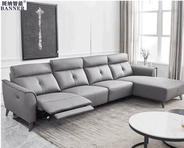 BN Customizable Leather Electric USB Functional Sofa for European-Style