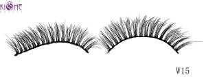 Wholesale Lightweight Beauty 3D Silk Lashes Reusable 3d Fake Eyelashes Natural Shining Black Shade from china suppliers