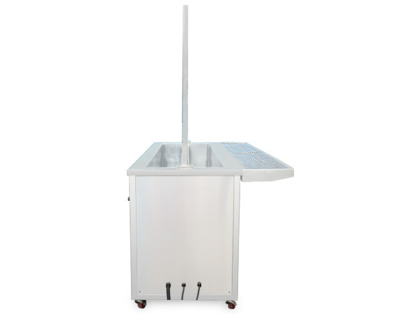 Double Tanks 330L Ultrasonic Blind Cleaner 3600W 28/40KHz With Drain Holder
