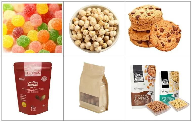 Granule Pouch Nuts Filling Machine Coffee Beans Seeds Horizontal Sealing Machine