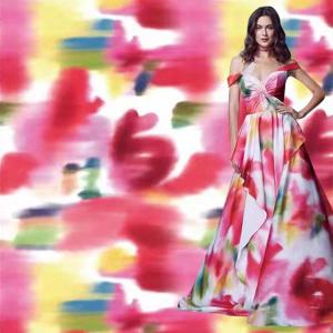 Wholesale Soft Hand Feel Viscose Cupro Fabric 150cm Dress Printed Fabric from china suppliers