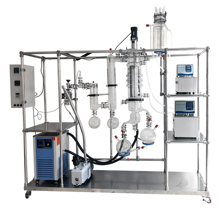 Wiped Film Distillation Equipment Electric Vacuum Oil Molecular System