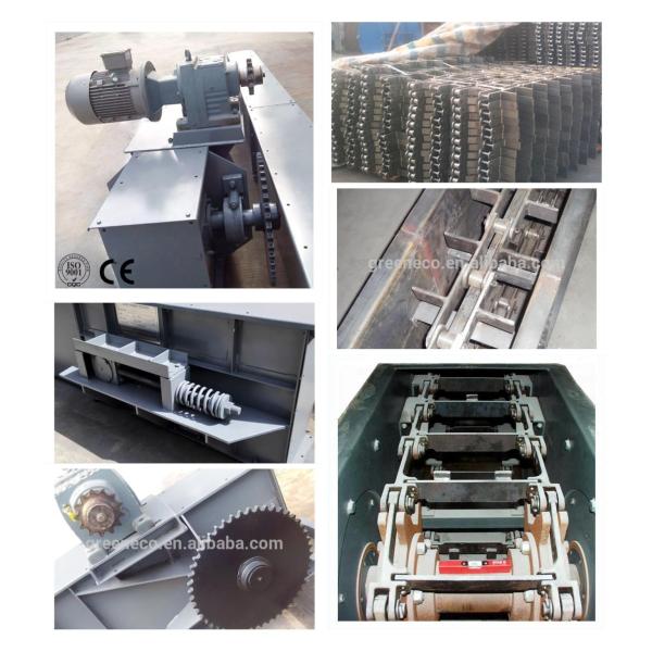 Big Capacity Large Incline Chain Conveyor For Powder Granular Materials