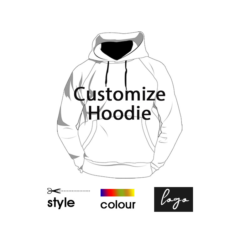 Breathable Adults Oversized Cotton Sweatshirt , Embroidery Logo Hoodies
