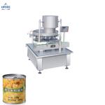 Canned corn filling seaming machine cold glue labeling machine line