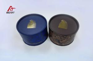 Wholesale Small Surface Hot Stamping Jewelry Round Gift Boxes For Ring Package , Recycled from china suppliers