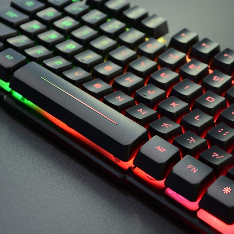Rii RK100+ Office Keyboard Black Colour