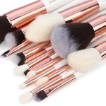 Jessup T220 15 Piece Makeup Brush Set Natural Soft bristles