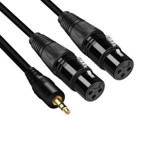 Wholesale Low Noise 3.5mm Male To Dual XLR Female Cable from china suppliers