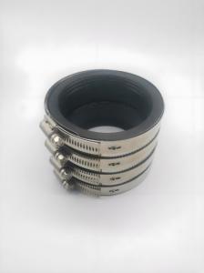 Wholesale Adjustable 4'' Stainless Steel Hose Clamp Parts Flexible Rubber from china suppliers