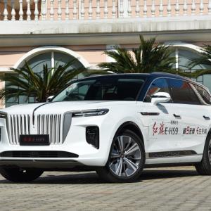 Wholesale New electric SUV high speed electric Hongqi E-HS9 2021 510km Qichang six-seater version used car new car chinese-made Large SUV from china suppliers