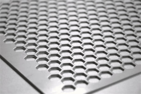 Hexagonal Perforated Stainless Steel Sheet 2mm 3mm Thick