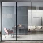 European Commercial Aluminum Sliding Door with Stainless Steel Screen Netting