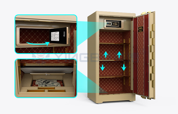 10.5 Cu Ft 14×90mm Electronic Digital Safe Solid Bolts YB/ZY-120