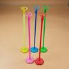 Wholesale 30g Balloon Decoration Accessories , 8CM Round Base Table Balloon Stick Stand from china suppliers