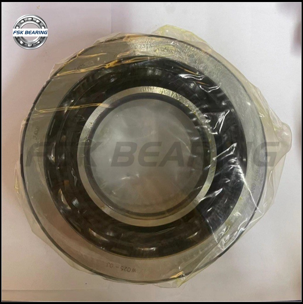7318-B-XL-MP 66318 Single Row Angular Contact Ball Bearing ID 90mm OD 190mm For Machine Tool Equipment