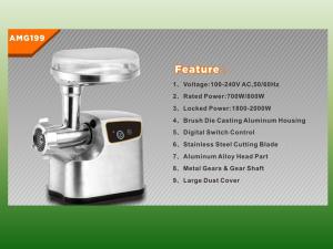 Wholesale New design stainless steel meat grinder digital meat grinder 3000w meat grinder GK-AMG199 from china suppliers