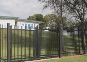 Wholesale Premier Wholesale Steel Fence Supplier, Hot Dip Galvanized Iron Fencing Design from china suppliers