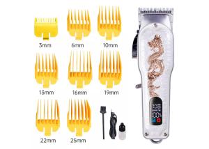 Wholesale Men Electric Hair Clippers , LED Rechargeable Professional Hair Trimmer from china suppliers