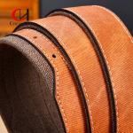 ODM Casual Denim Street Style Stitching Canvas Belt Paired With Leather Clothing