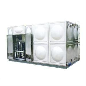 Wholesale Stainless Steel Industrial Reservoir Square Panel Water Tank Assembled Drinking Water Insulation Tank from china suppliers