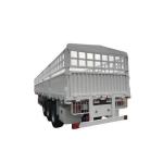 Supply Tri Axles Livestock Animals Fence Cargo Semi Truck Trailer with Air