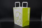 Kraft Cardboard Paper Bag Eco Cartoon Graphic Biodegradable
