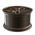 Custom 2 PC Forged Aluminum Alloy Rims Satin Bronze 21 22 23 Inch For Ferrari