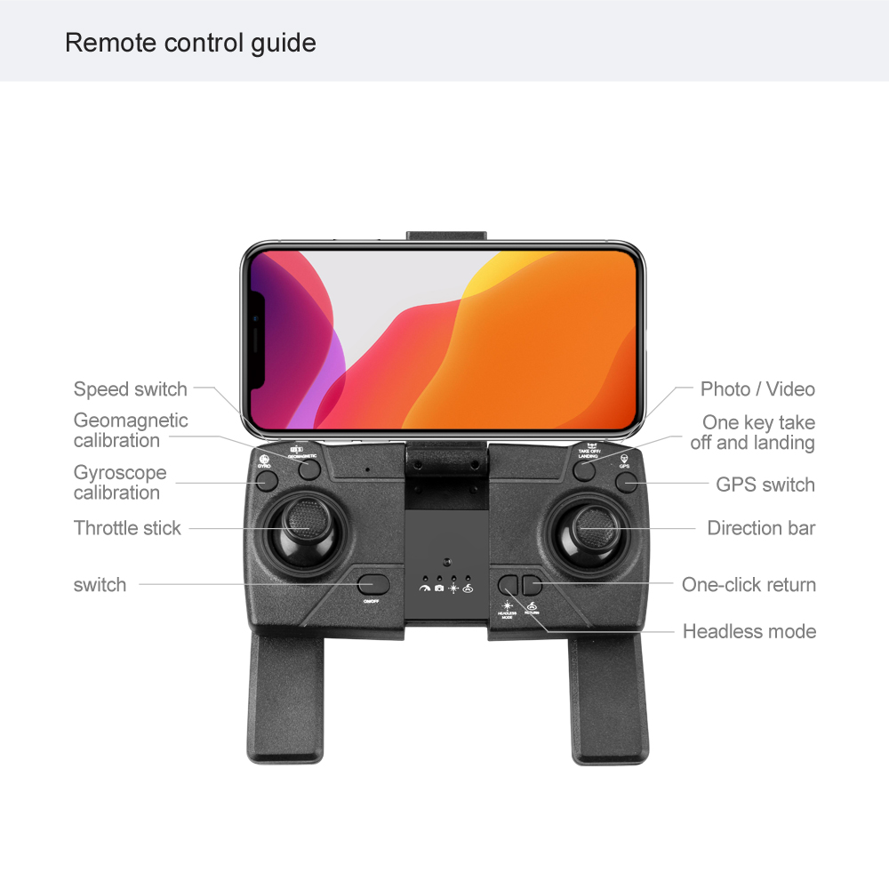 New style radio control Mavic 5G wifi Pro long range Optical flow GPS S176 drones with hd camera and gps 4k