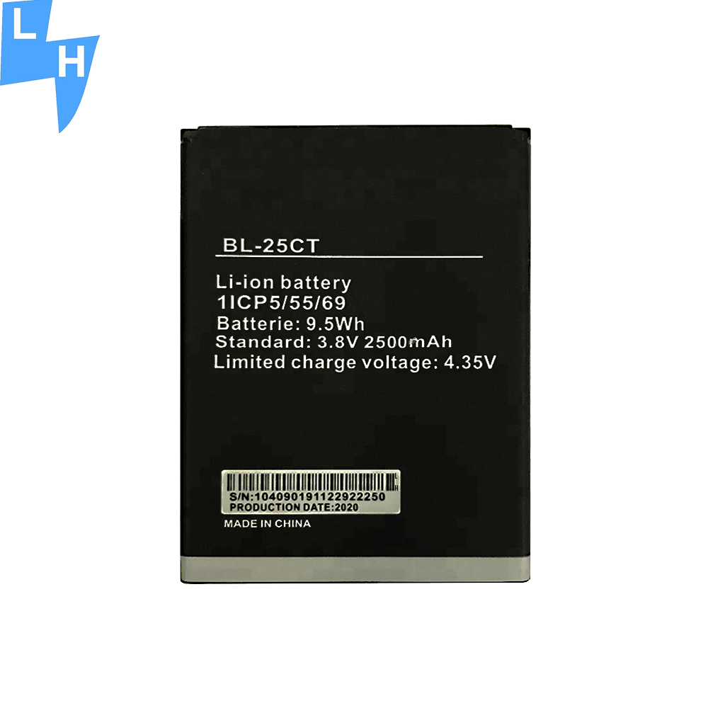 BL-25CT 2500mAh Camon C5 Mobile Phone Battery for Tecno C5 Battery