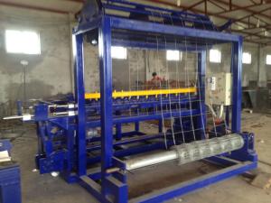 Wholesale Hinged Joint Cattle Grassland Fence Machine Blue Color 2400mm Width Steel from china suppliers