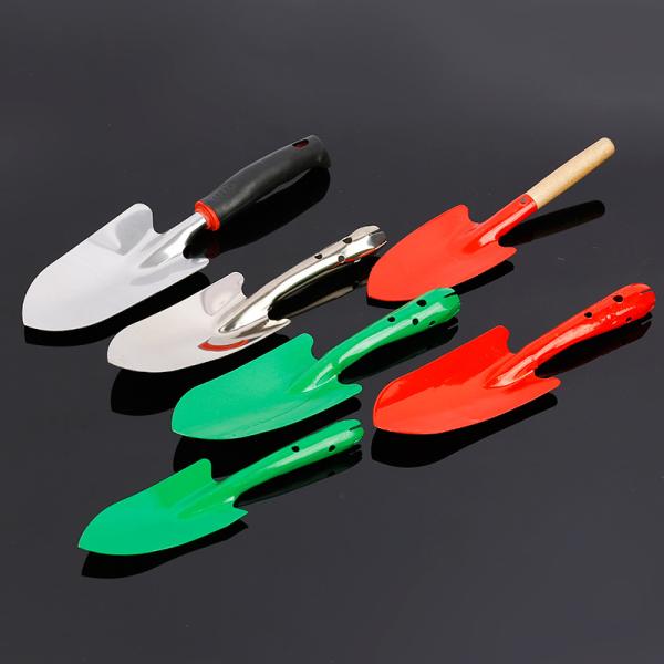 Small Gardening Hand Tools , Steel Garden Shovel D Grip Handle Type