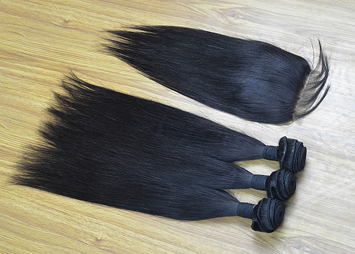 Natural Black1b# 360 Frontal Wig Can Be Curled , Dyed Healthy Ends