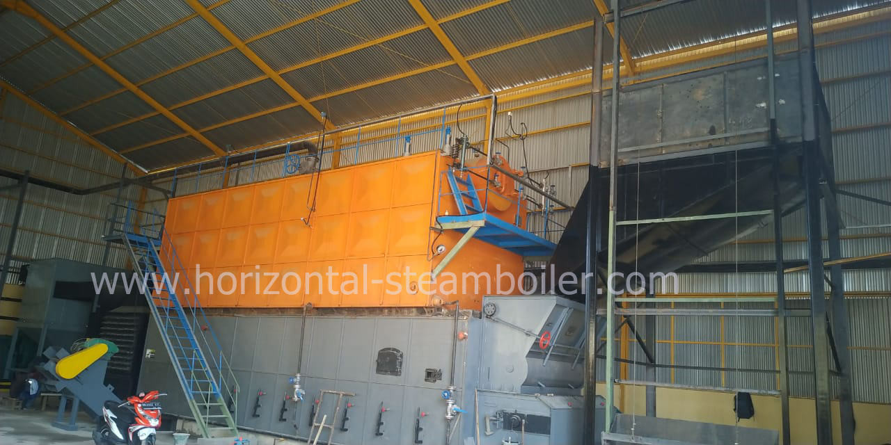 Assembled Coal Fired Residential Boiler Eco - Friendly Marine Water Tube Boiler