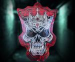 Halloween Earl Rose Metal Wind Spinner 3D Spin Metal Hanging Ornaments