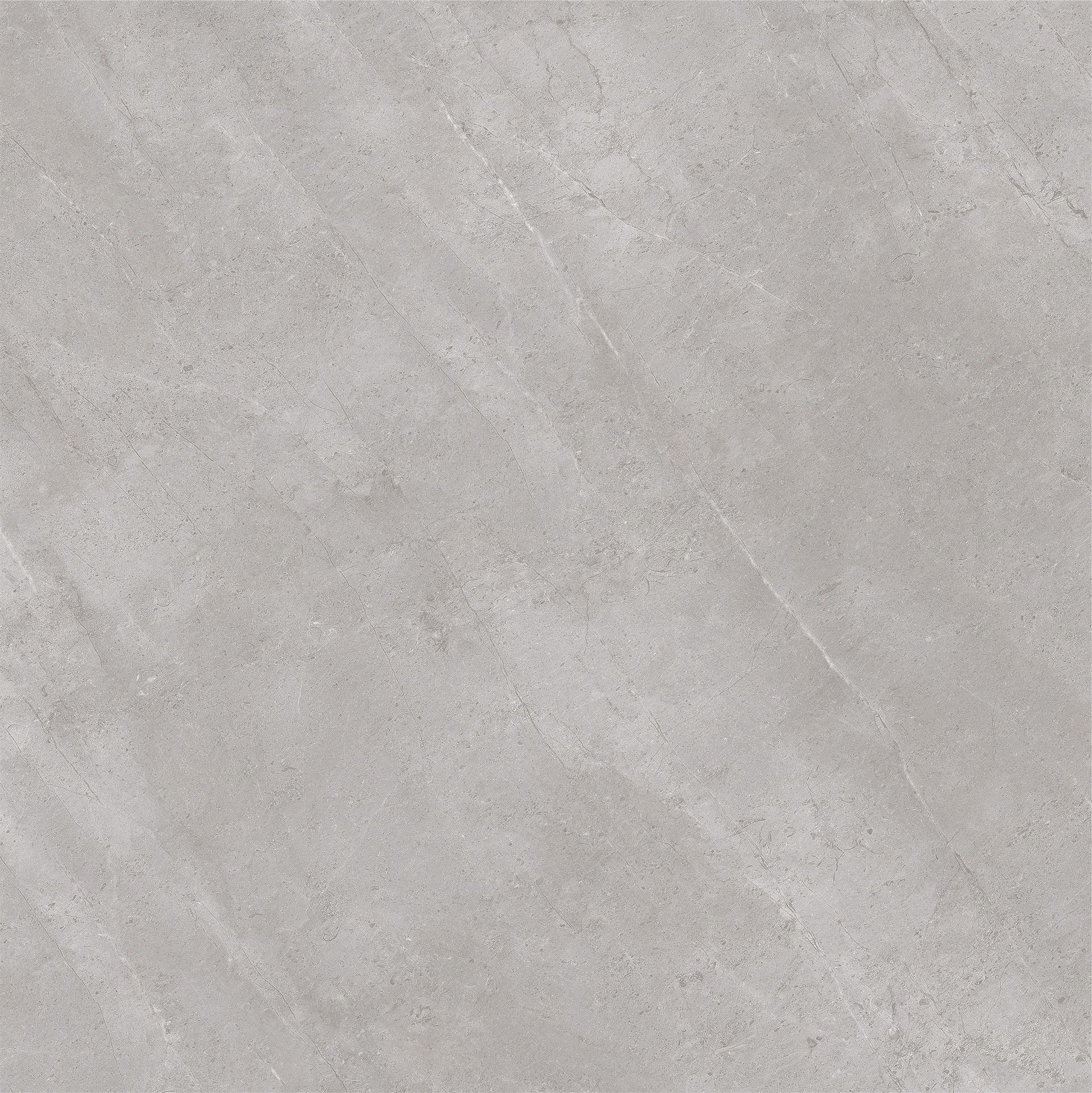 Grade AAA Light Gray Polished Sintered Stone Slabs 1200x1200mm For Bedroom