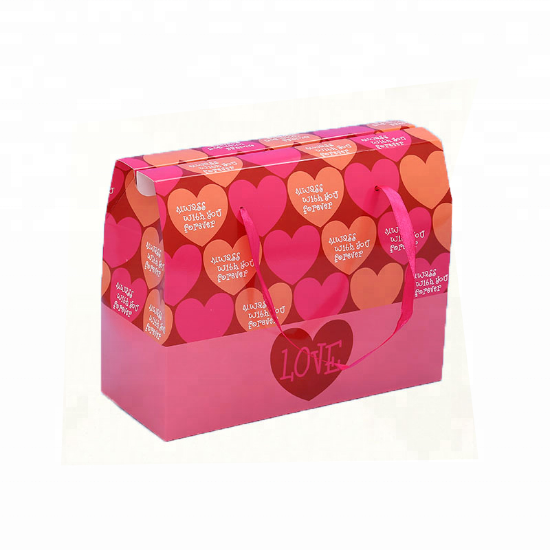 Corrugated Board Paper Food Packaging Recyclable ECO Material With Heart Pattern
