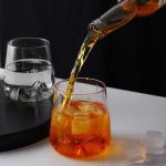 Mountain Shaped Whisky Glass Cup high borosilicate 400ml