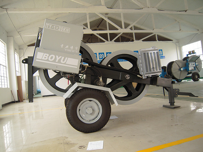 TY1x20 Tension Stringing Equipment Max Continuous Pull 20kN Hydraulic Tensioner Machine For Overhead Stringing