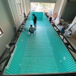 Family Sports Above Ground Framed Swimming Pool with Stainless Steel Constructio