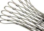 Diamond Hole Shape Ferruled Stainless Steel Wire Rope Mesh For Animal Protect