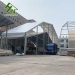 PVC Coated Polyester Clear Plastic Tent Outdoor Arcum Roof 500 People Capacity