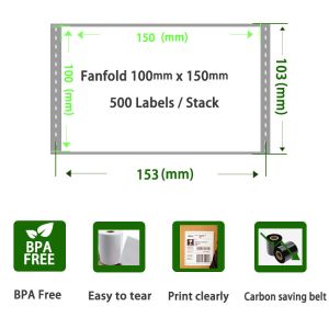 Multipack: Shipping Labels Printer Barcode Labels Roll