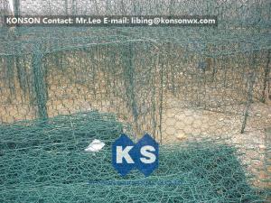 Wholesale PVC Coated Stone Gabion Box &amp; Gabion Baskets Retaining Wall &amp; Hexagonal Wire Mesh from china suppliers