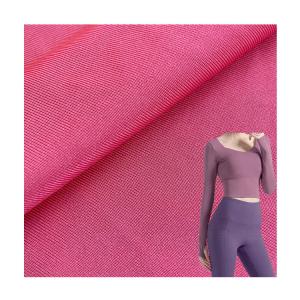 Wholesale Color Fastness 3.5-4.0 Grade Yoga Wear Jersey Supply 4 Way Stretch Tricot Lycra Fabric from china suppliers