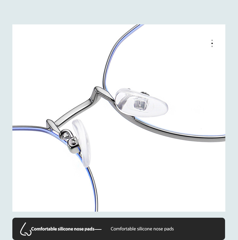 145 Millimeter Acetate Metal Glasses Frame Computer Blue Light Blocking