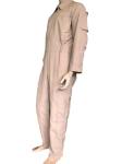 One Piece Khaki Military Uniform Clothing Ripstop Flame Retardant For Electric