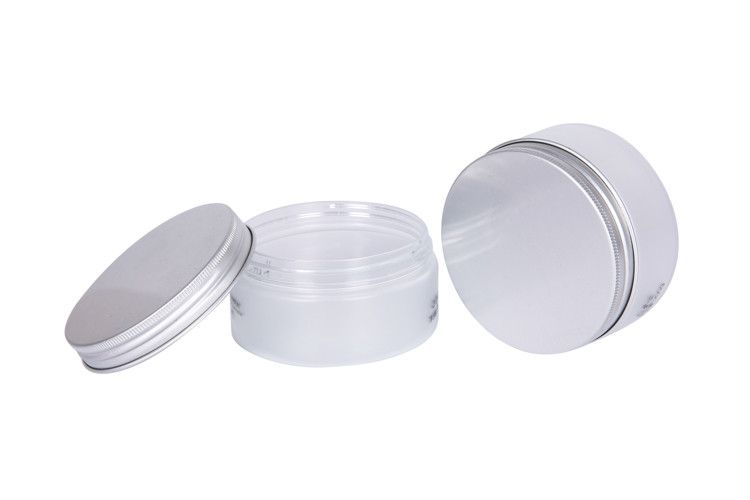 200g Customized Color And Logo PET Cream Jar Skin Care Packaging Body Cream Jar UKC25